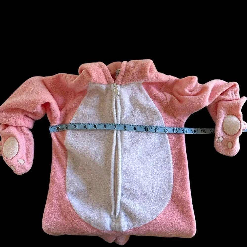 Miniwear 36 months Pink Fleece One Piece Bunny Rabbit Costume Dress Up Easter‎
